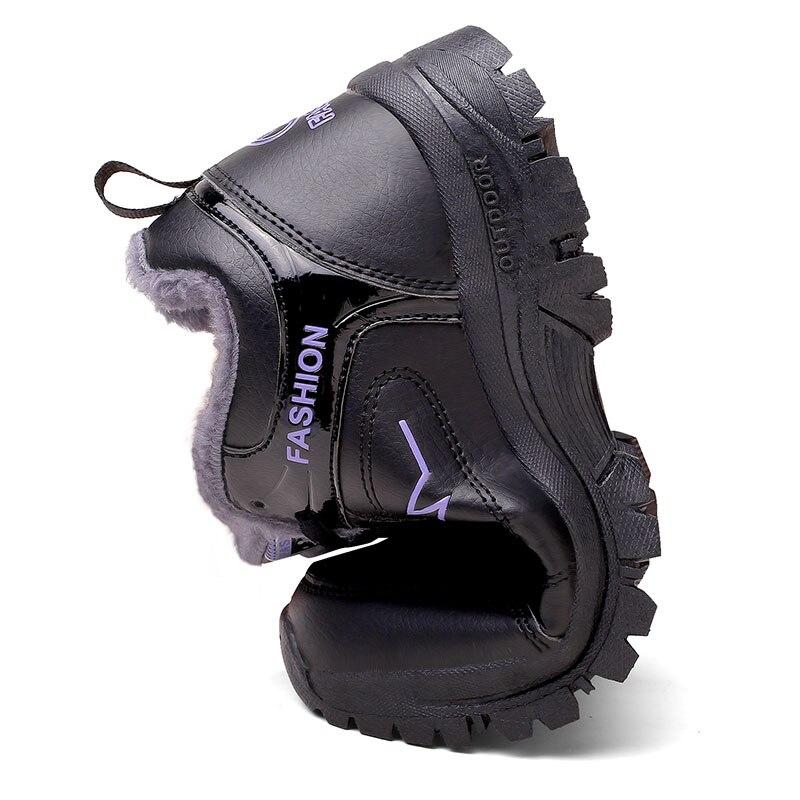 Ao ar livre à prova dwaterproof água caminhadas botas das mulheres dos homens sapatos de inverno caminhada escalada sapatos de montanha botas esportivas caça dos homens tênis