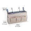Bedside Caddy Storage Bag with Side Mesh Pockets Remote Book Keys Hanging Bed Storage Organizer Bag Can hold Glasses,Book, Key