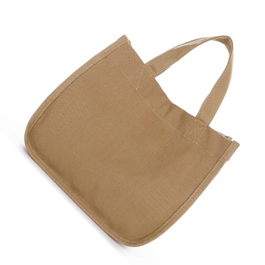 Lunch Bag Canvas Large Capacity Stylish Multifunctional Practical Comfortable Handle Mommy Bag for Outdoor Camping