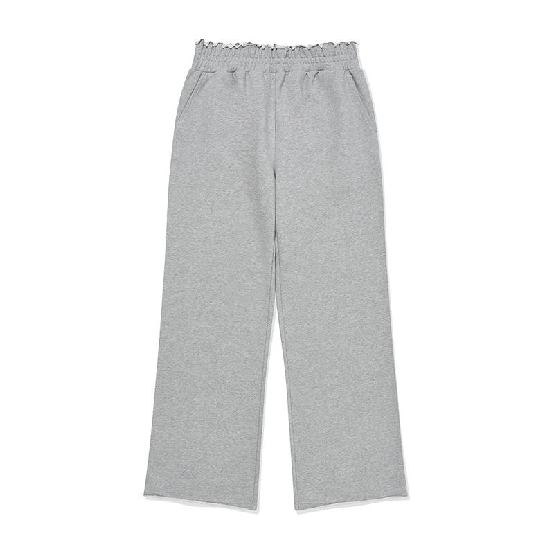 KIRSH Applique Jersey Pants [Melange Grey]