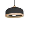 Lampa Wisząca Studio 1 E27 Czarny Wood Milagro Mlp8851