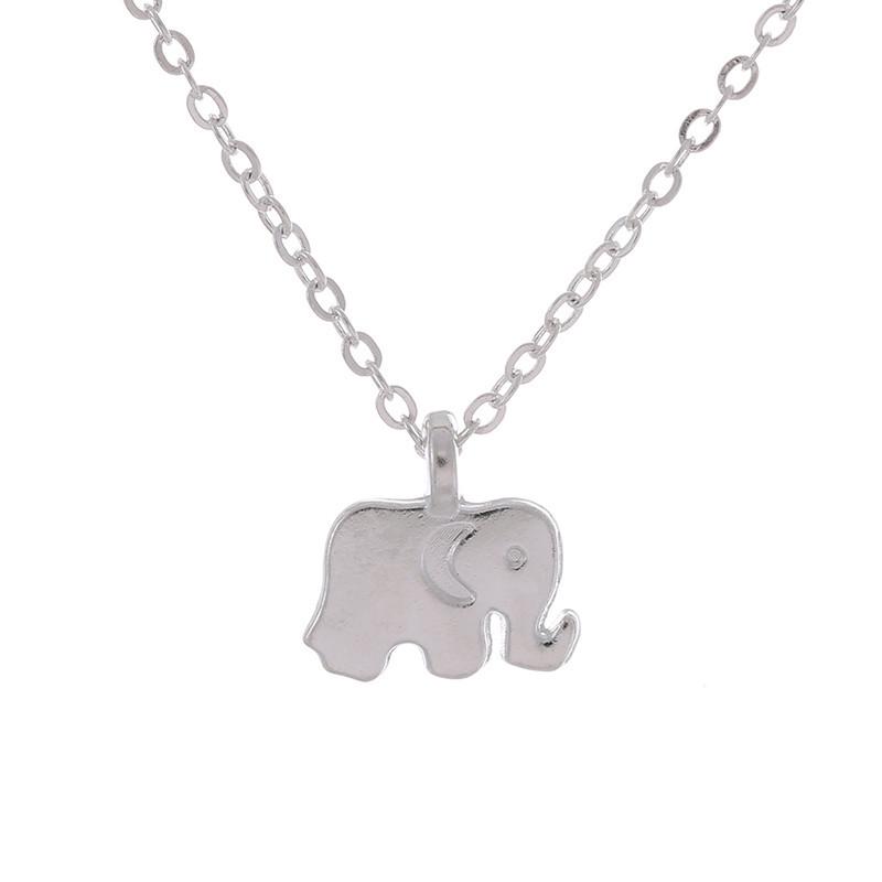 Unicorn Sunflower Lotus Pearl Elephant Alloy Necklace