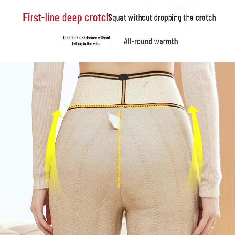 LANGSHA Women's Slimming Goose Down Winter Warm Black Stirrup Pants