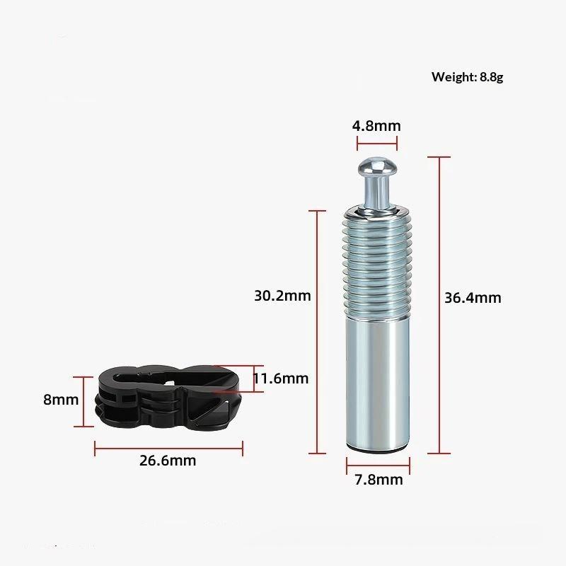 Elastic Invisible Panel Fasteners for Furniture 2 in 1 Cabinet Connector Set  for Seamless DIY Home Assembly