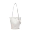 Casual Solid Color Trendy Fashion Stone Pattern Portable Bucket Bag Large Capacity New Summer Shoulder Commuter Bag