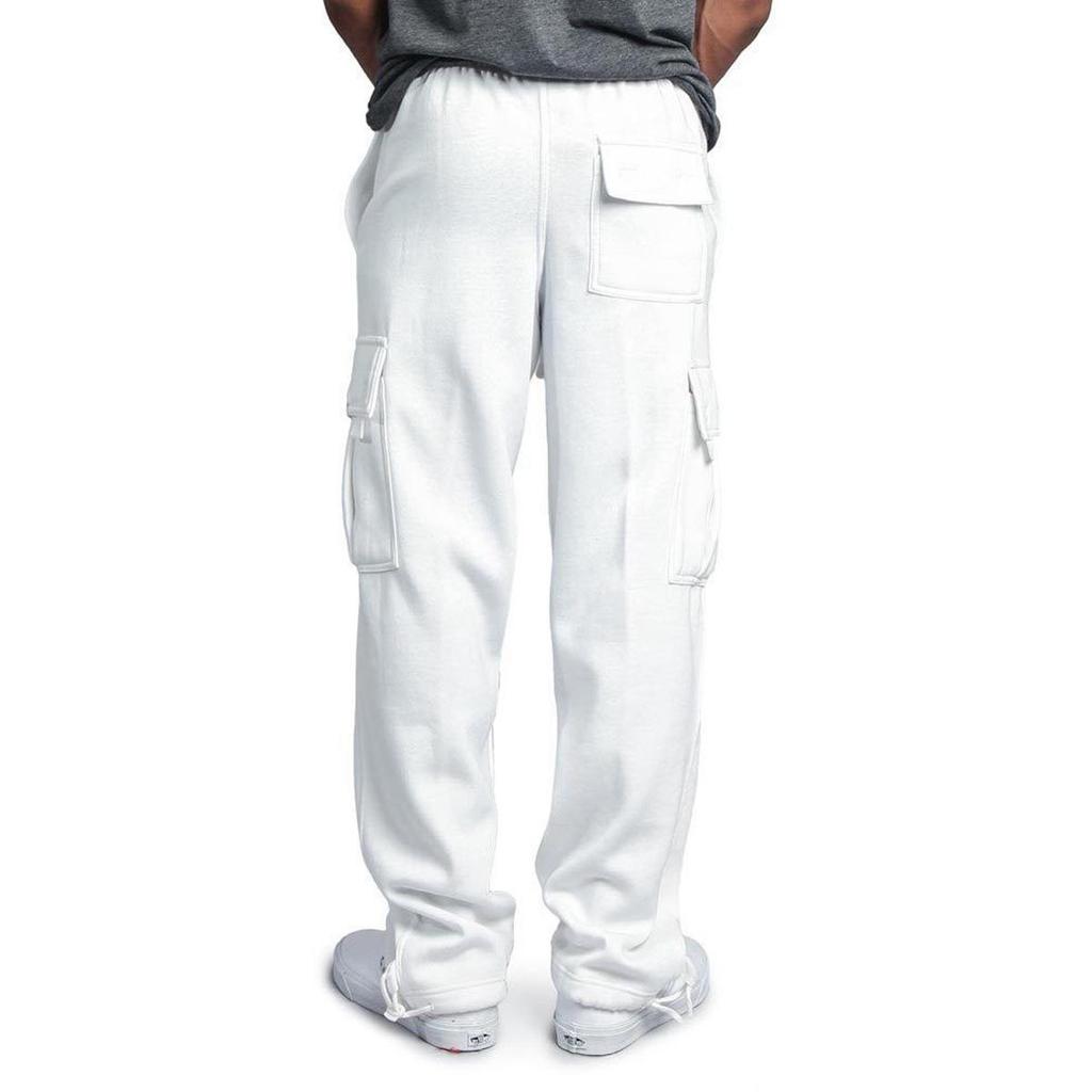 Herr Retro Cargo Joggerbyxor med flera fickor - Stilren europeisk & amerikansk High Street-trend