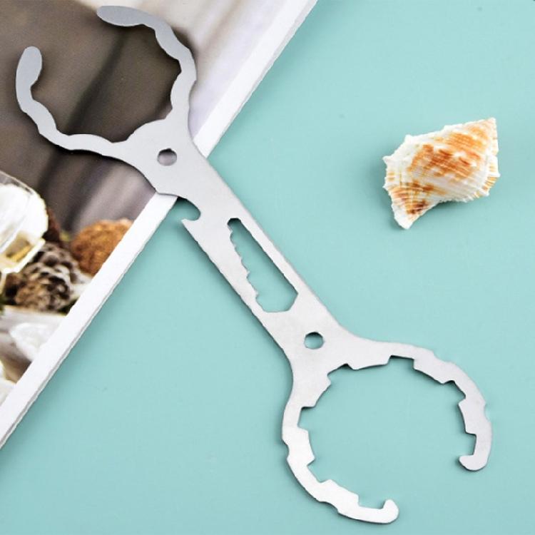 Edelstahl-Schraubenschlüssel für einfache Handhabung von Gasflaschenventilen und mehr, multifunktional einsetzbar