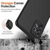 For ZTE Blade A35 Case, Black Shockproof Bumper Sleeves, 360° Drop Antiscratch Protection Cover Slim Fit Ultra-Thin Soft Silicone Phone Case for ZTE