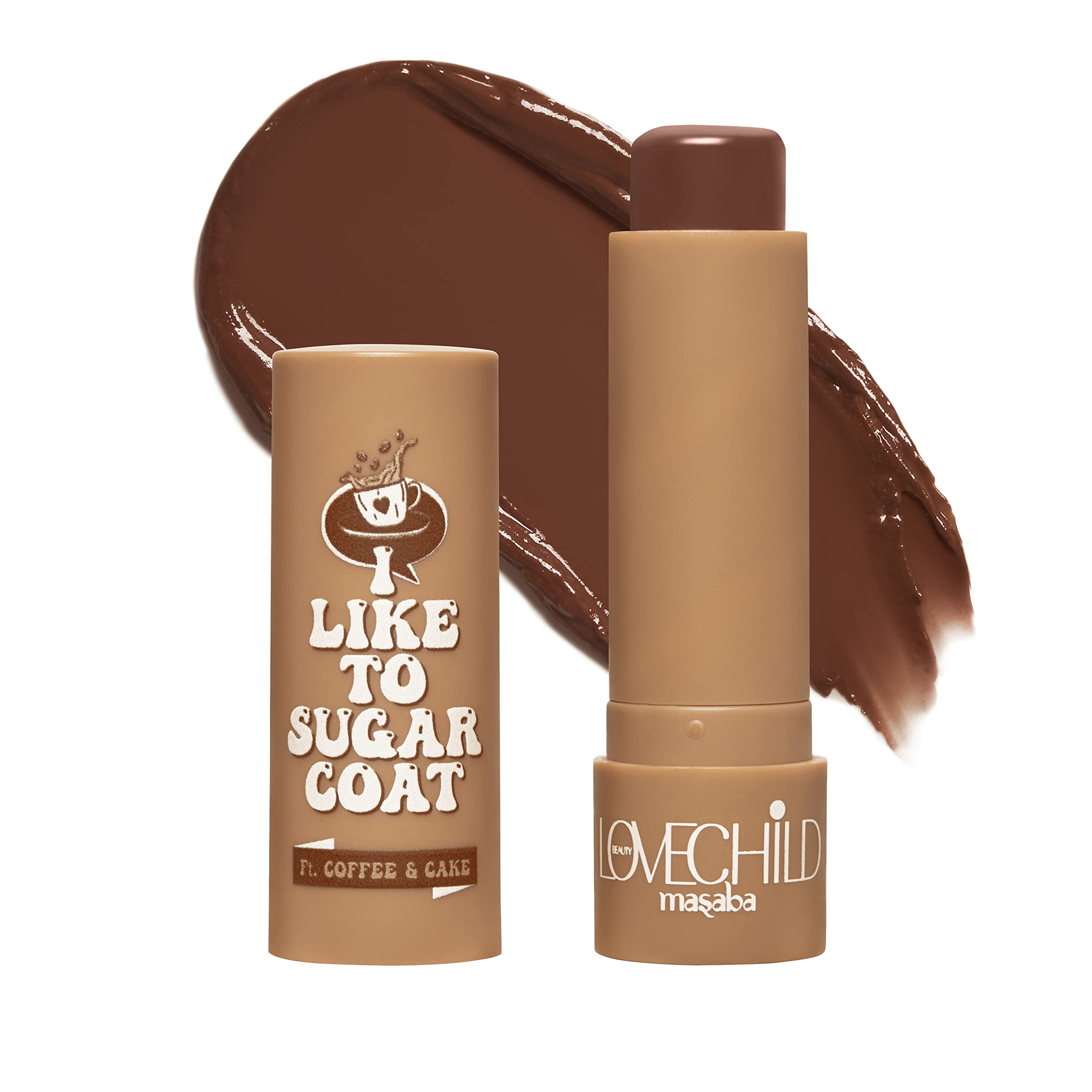 

Lovechild Masaba Lip Balm (Coffee & Cake),1 Count, Brown