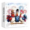 1000Pcs/Set Cheerful Chicken Jigsaw Puzzle Chick Family Puzzle Challenge Game Educational Paper Puzzle Toy Holiday Home Decoration
