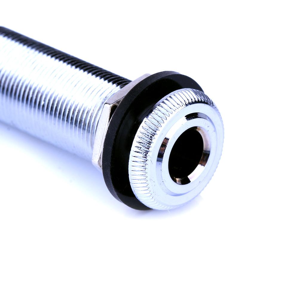 1/4 Zoll Metall Stereo Gitar Bass Ausgangsbuchse Stecker Zylinder Ein- und Ausgangsbuchse Buchse für E-Gitarre Bass