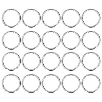 20 db Fém Gyűrű 4x32mm Vas Erős Tartós Multifunkcionális Kifinomult Fém O GyűrűkEzüst