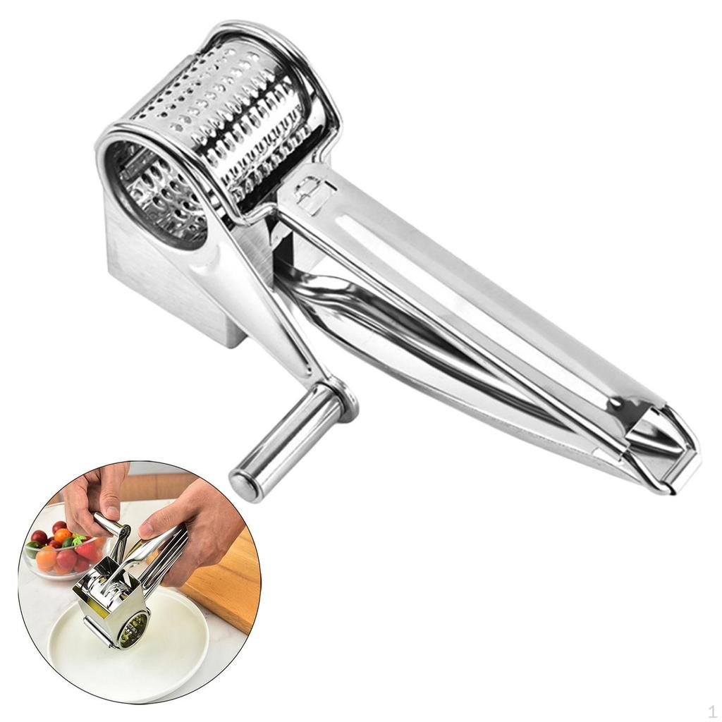 Buy Rotary Cheese Grater Sharp Slicer NonSlip Utensil for Lemon Nuts