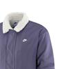 Nike Logo Embroidered Casual Sports Long Sleeve Polo Fleece Jacket Men Jacket Purple FD6683-505