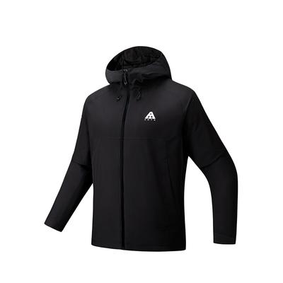 Série Extérieur Veste Imperméable Homme Vestes Noir Basique 952616604-2