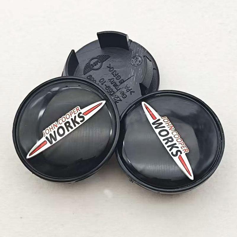 4Pcs 54mm Car Styling Wheel Center Hubcaps Replaced Cover For Cooper S JCW WORKS R55 R56 F55 F56 R57 R58 R59 R60 R50 Accessories