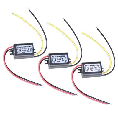 Efficient Car Voltages Regulator 12-24V To 5V Converters Step Down Power Module for Electronics LED Light Player