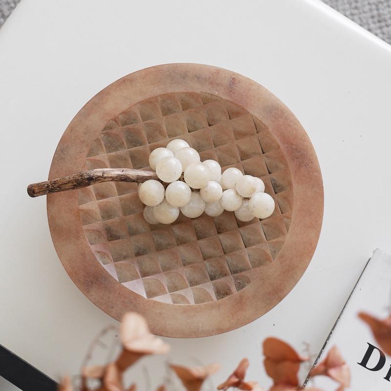 Luxury Fruit Bowls Decorative Fruits Plates Modern Living Room Tray Minimalist Aesthetic Restaurant Trays Table Decorations