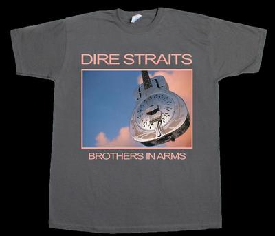DIRE STRAITS BROTHERS IN ARMS MARK KNOPFLER ROCK NEW GREY TSHIRT Unisex T-Shirt