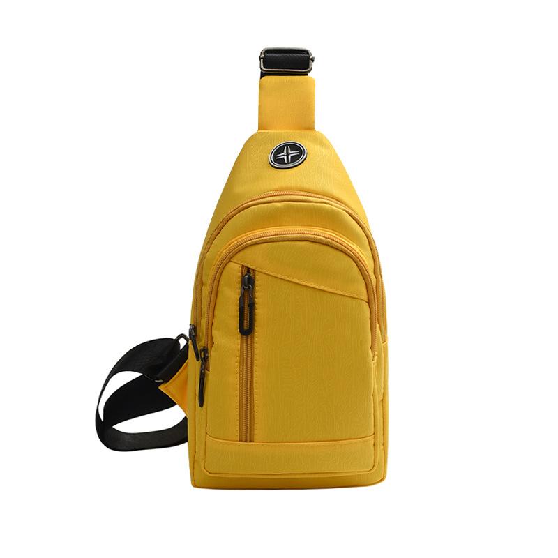 Geantă de piept unisex Geantă simplă de depozitare Rucsac mic de călătorie ușoară Geanta de cruce la modă Casual Genți de o singură mână