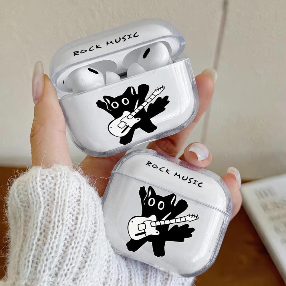 Cute Cartoon Cat Earphone Case for Airpods 4th 3rd 2 Pro 3 Shockproof Cover for Airpod 2 3 1 Protective Accessorie Shell Fundas