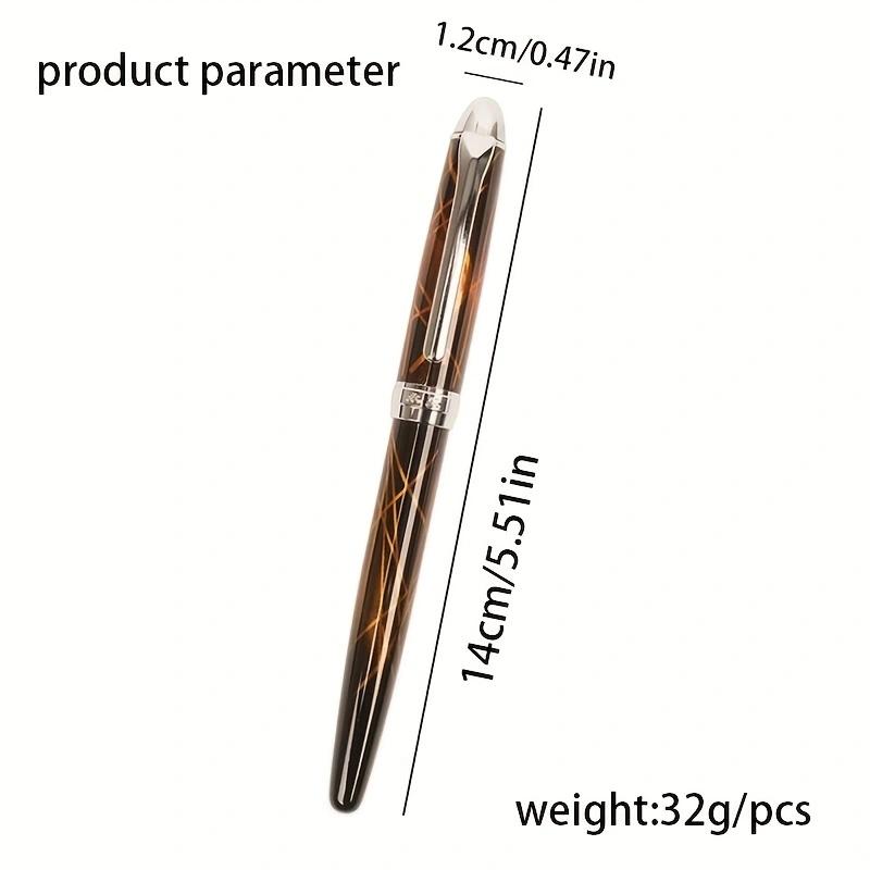 Luxury high-quality creative design fountain pen, made of acrylic material, suitable for daily writing pens