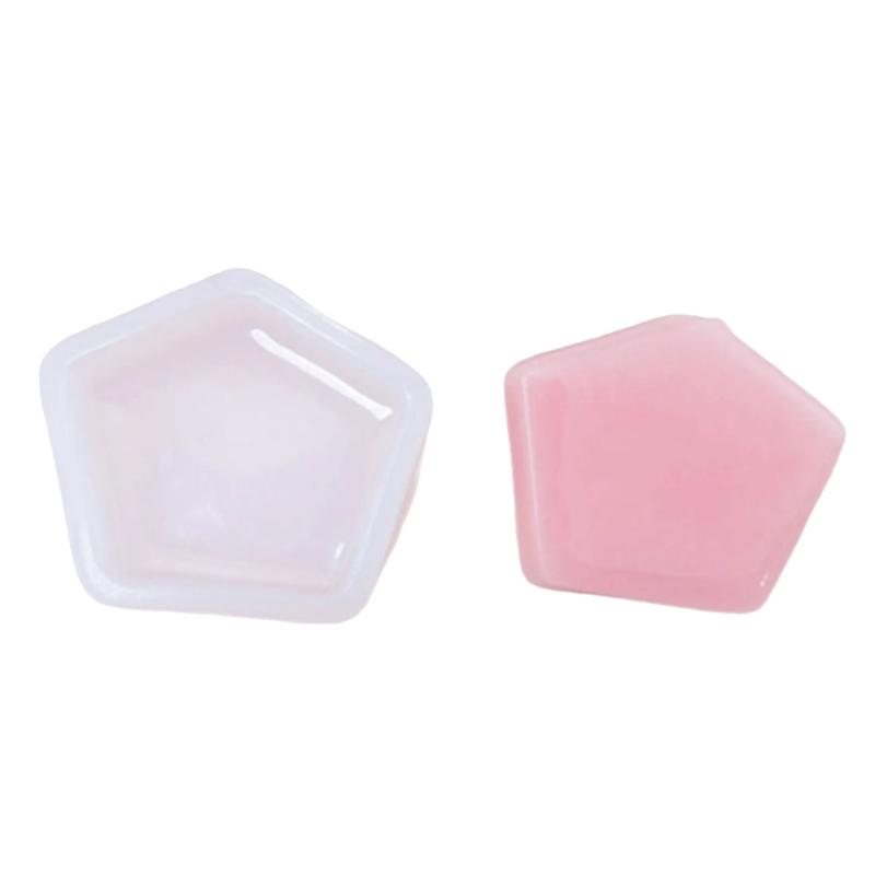Food Grade Silicone Mold Resin Crafts Moulds Geometric Shapes Jewelry Making Art Supplies Silicone Texture for Crafting