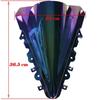 Motorcycle Windshield Front Windshield Air Reflector Flow Guide Plate Double Bubble For Yamaha YZF R15 V1.0 V2.0 YZF15 2014-2016