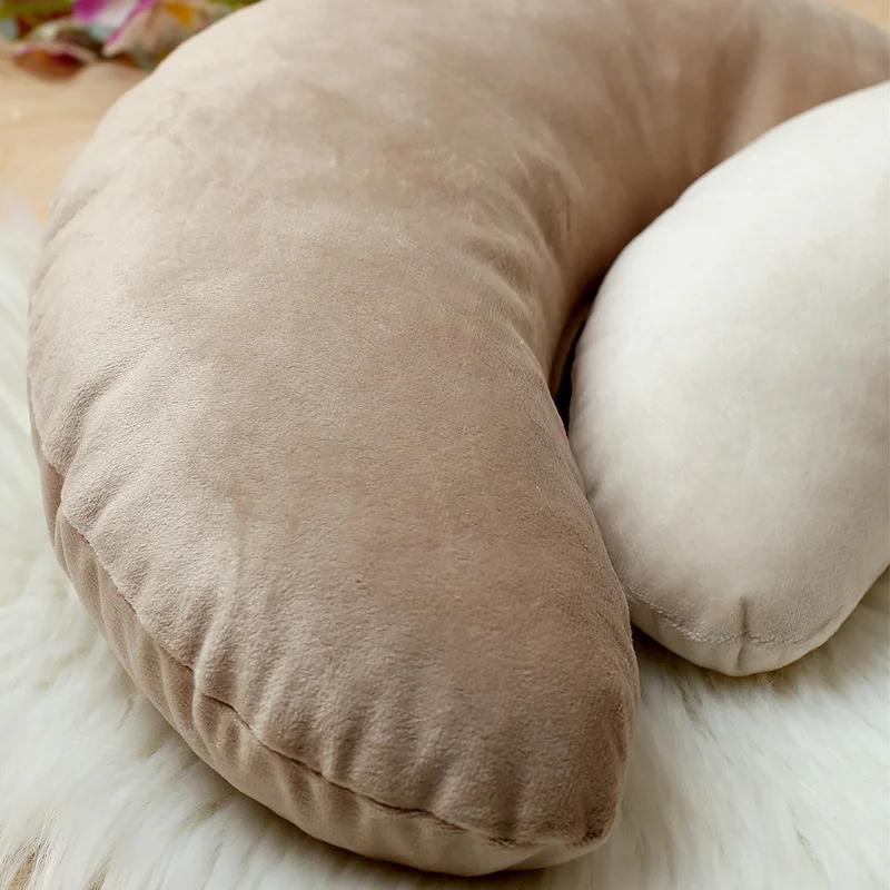 Newborn Studio Photography Props 5-Piece Set Crescent Pillow Baby Posing Cushion Shooting Accessories For Infant Boys And Girls