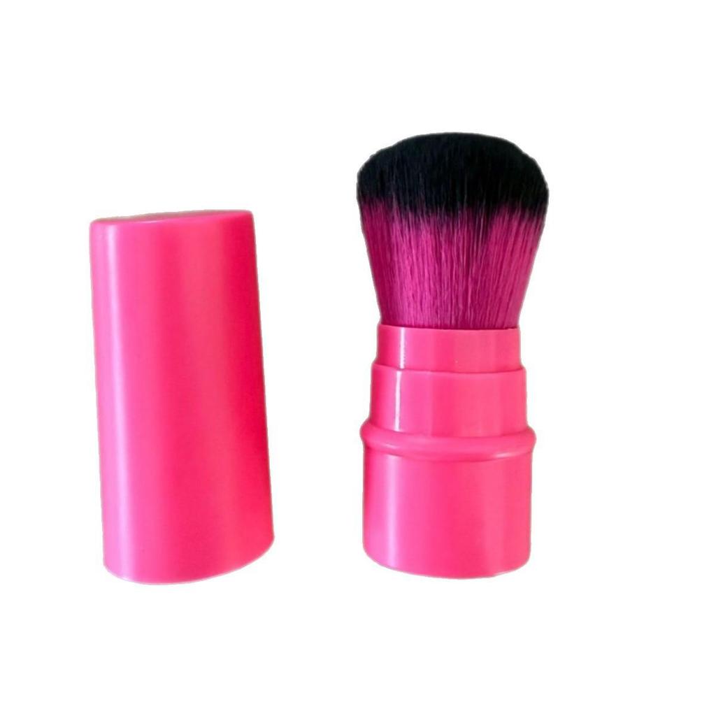 Retractable Multi-Functional Makeup Brush: Nail Art, Loose Powder, Blush, and Dusting Tool