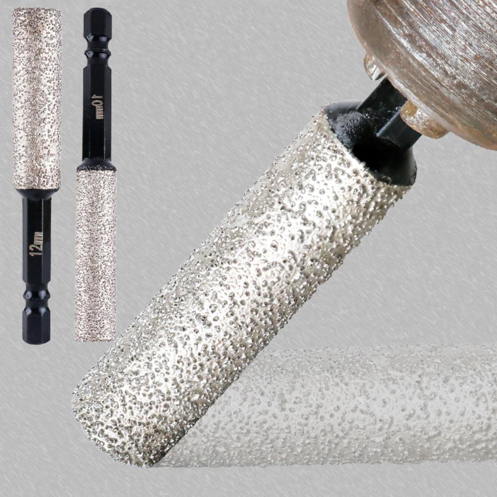 5 Pcs Dry Drill Bits Hexagonal Shank Vacuum Brazed Core Drill Bit Set Tile Glass Hole Opener 6+6+8+8+10mm