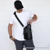 Velkokapacitní magnetická sportovní crossbody taška s držákem na láhev na vodu pro muže