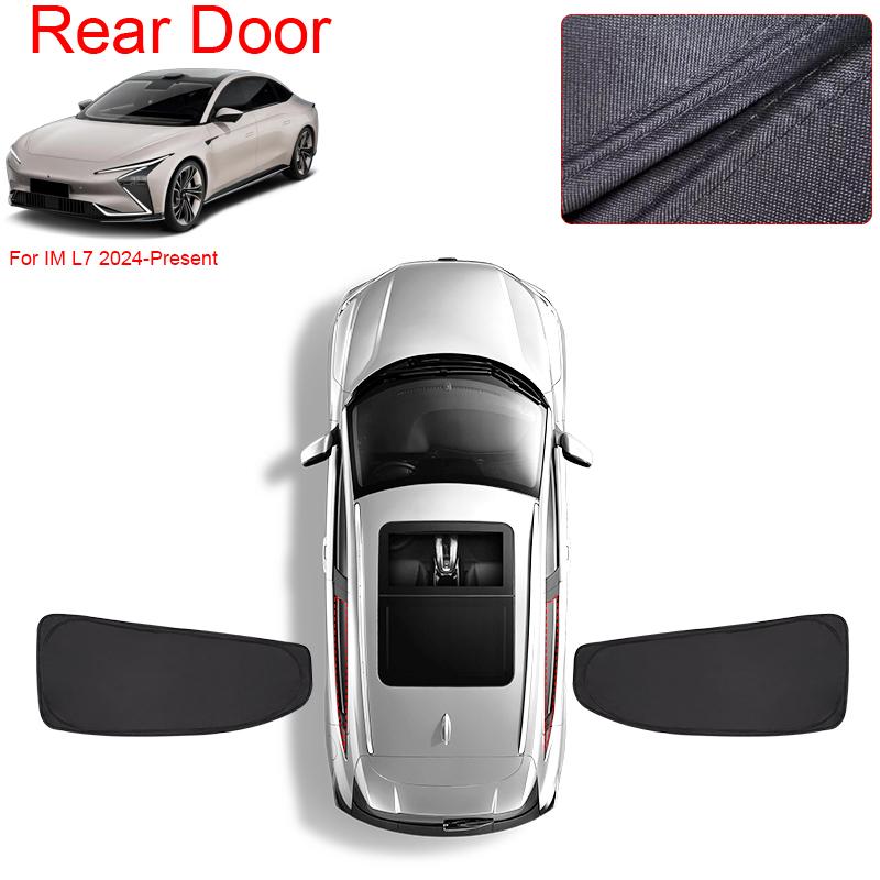 Car Black Window Privacy Sunshade For IM L7 2024-Present Auto Anti-UV Heat Insulation Protect Cover Interior Accessory