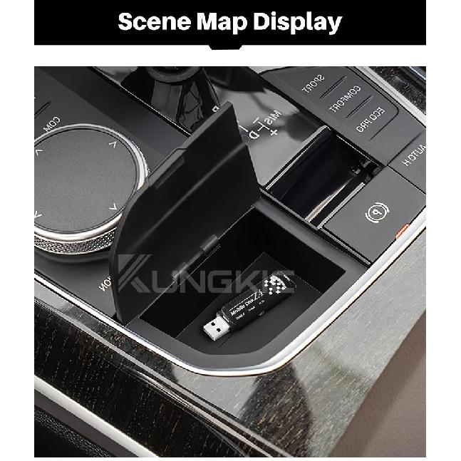 RHD Storage Box For BMW 2 3 4 Series F40 G20 G26 G01 G02 G05 G06 G07 I4 X3 X4 X5 X6 M4 Modification Car Console Gear Shift Lever