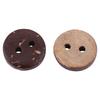 400Pcs Natural Brown Coconut Shell 2 Holes Sewing Buttons Scrapbooking Decor Accessories 10mm