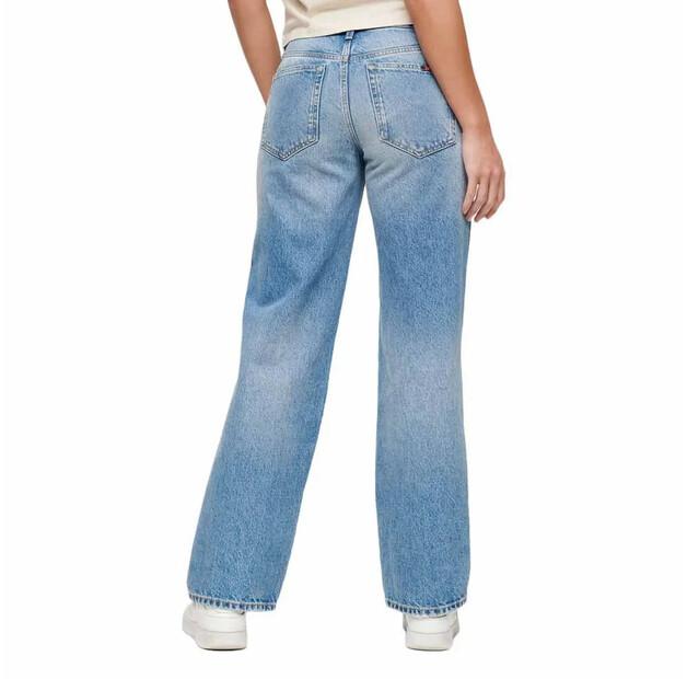Superdry Mid Rise Wide Leg Jeans