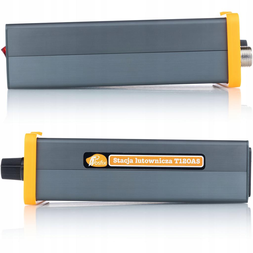 Rosfix Orange Akbash Standard T12OAS Electric PRO Series Soldering Station + Rosfix 858D Hot-Air Soldering Station + Set of 3 Nozzles