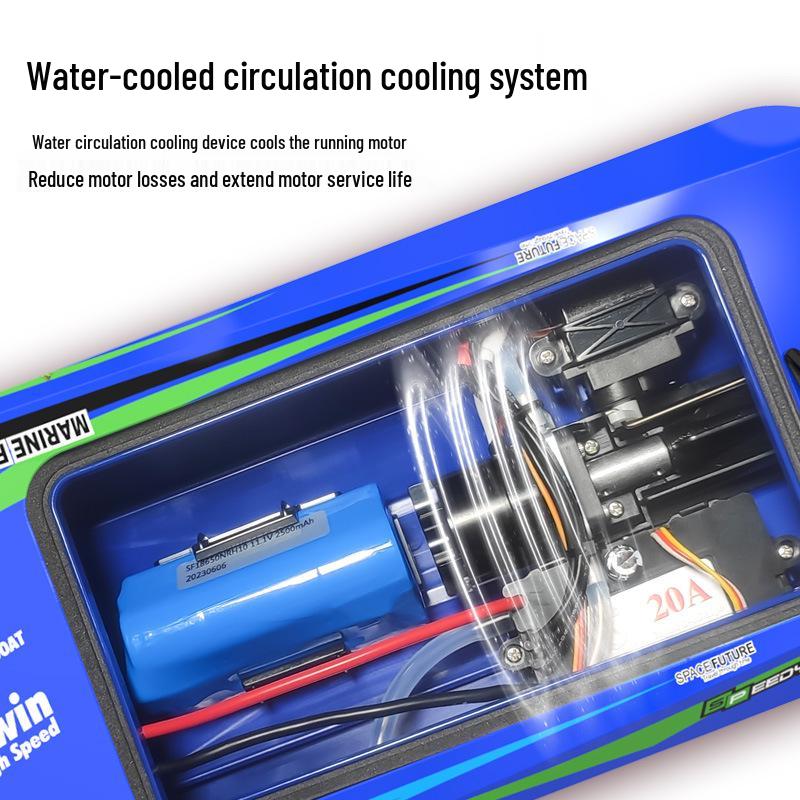 Turbojet Bürstenloses RC-Speedboot: Elektrisches Rennspielzeug mit langer Laufzeit für Jungen