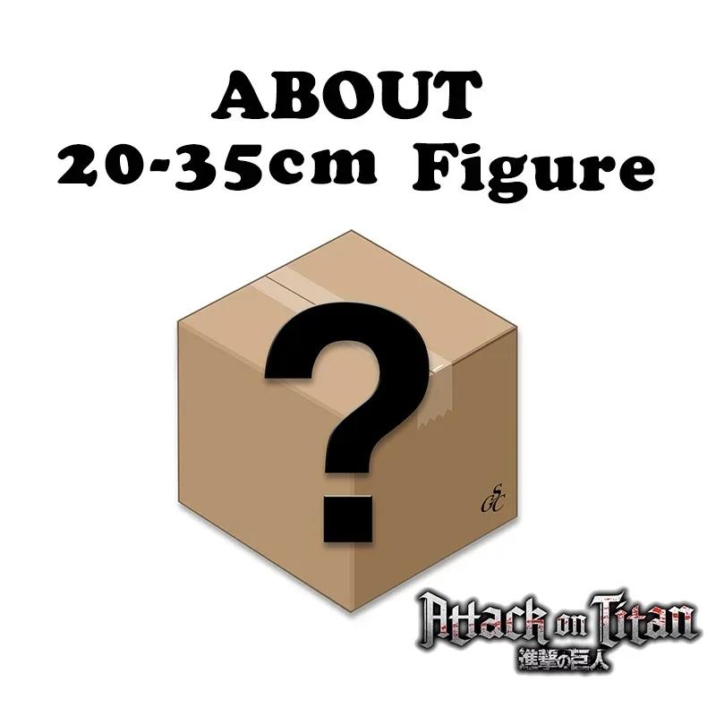 Attack on Titan Anime Mystery Box Shingeki no Kyojin Collectible Figurines Set Eren Ackerman Mikasa Levi Desktop Decor Action
