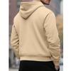 Amerikanischer Stil Herbst Winter Neue Mode Herren Einfarbig Große Tasche Lässig Trendig Langarm Kapuzenpullover Outdoor Sweatshirt Männlich