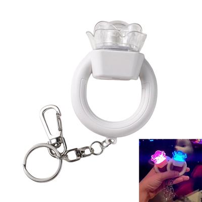 Kompakter LED Jubelstab Schlüsselanhänger Praktischer Leuchtender Unterstützungsstab Schlüsselanhänger Anhänger Für Engagierte Fans