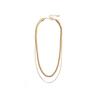 Collier - LUXENTER - Jezo - or jaune 18 carats - alliage métallique - fermoir mousqueton