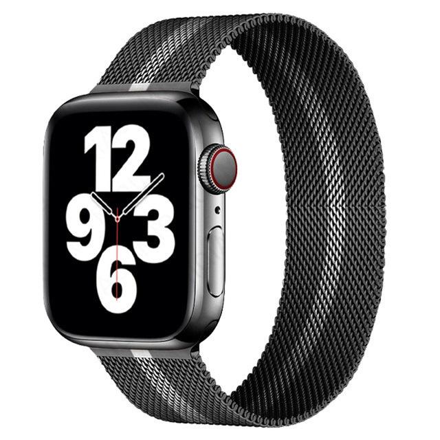 Toepasbare Magnetische Milanese Band voor Apple Watch Series 8/7/6/SE/5/4/3/2 en iWatch