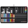HIFORNY Professional Drawing & Sketching Set: Includes Graphite, Charcoal, Color, Watercolor, and Metallic Pencils, Blending Tool, Sketchbook, Colorin