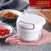 Garlic paste artifact, electric garlic masher, small grinder to beat garlic, household baby food supplement cooking meat grinder to peel garlic