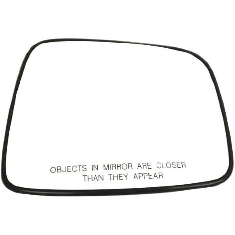 SCITOO Side View Mirror Glass Passenger Right Side Fit For 2002-2007 For JEEP LIBERTY W/O HEATED Chrome Convex Replacement Exterior Mirror Glass