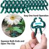 20pcs Plant Fixed Clips Reusable Garden Greenhouse Bracket Garden Plants Vine Climbing Clamp Flower Tomato Support Fastener