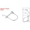 uxcell 1/3/5Pcs Shaft Locking Pin W Ear 6mmx35/40/45/55mm 8mmx60mm Coupler Pin for Farm Trailers Lawn Arch and Garden