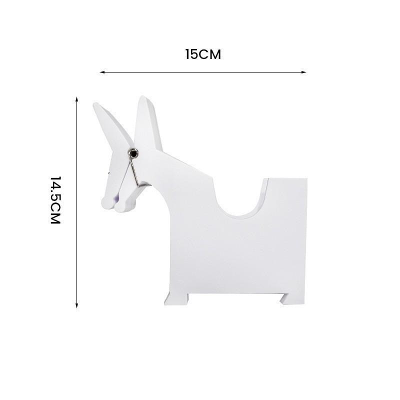 Cross-Border Sticky Note & Pen Holder - Desktop Mule Clip Office Decoration & Business Card Organizer