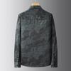 Plus Size Men's Floral Long Sleeve Casual Shirt